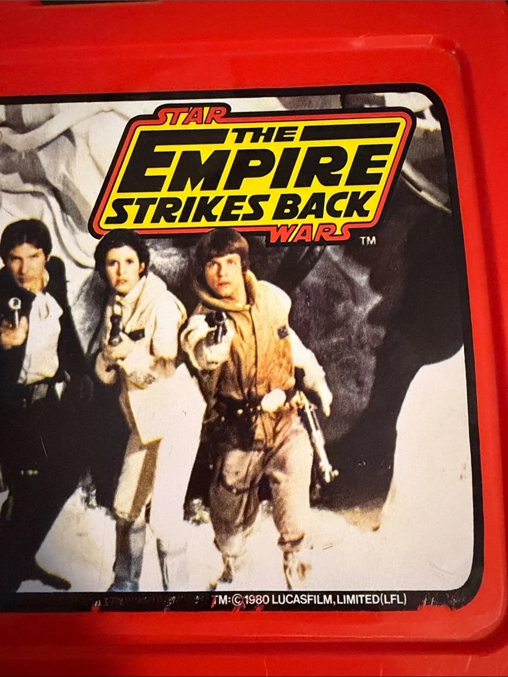 Thermos Vintage 1980s Star Wars The Empire Strikes Back Red Lunchbox